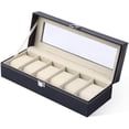 thumbnail image 1 of Watch Case Watch Box, Pu Leather Watch Storage Box, Watch Box For Men And Women, Valentin, 1 of 5