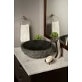 thumbnail image 4 of Miseno MNO-NA-BN Circular 17" Granite Vessel Bathroom Sink; Brushed Nickel Drain, 4 of 7