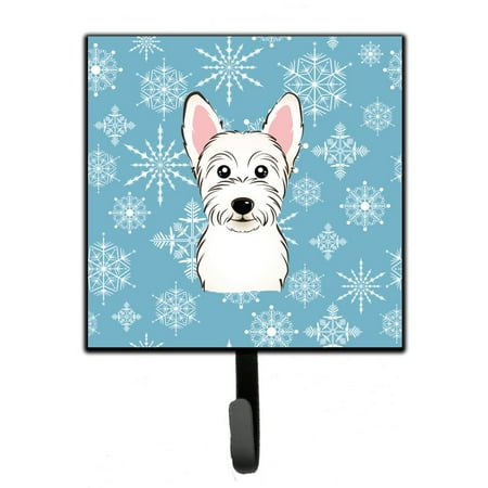 

Carolines Treasures BB1660SH4 Snowflake Westie Leash or Key Holder 7Hx4.25W multicolor