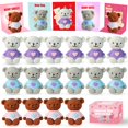 thumbnail image 1 of Regalos de San Valentín para niños con borradores y tarjetas de borrar con forma de oso (24 unidades, 1 of 9