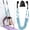 blue, variant on Yoga Stretching Strap, Aerial Yoga Strap, Adjustable Fitness Strap Band for Waist Trainer Leg Stretching, Anti-gravity Inversion Exercise Door Flexibility Tensile Trainer for Pilates Dance