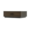 thumbnail image 3 of Noe Col King Size Bed with 2 Nightstands- Black Pillow Headboard- Brown, 3 of 6