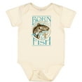 thumbnail image 3 of Inktastic Born to Fish Boys or Girls Baby Bodysuit, 3 of 5