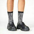 thumbnail image 4 of Fuzoiu Zebra Skin Print Kids Socks For Boys Girls,Grip Crew Socks with Non Slip,Lightweight Stretch Crew Socks,Toddlers Crew Boot Socks, 4 of 5