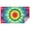 Rainbow Tie Dye, variant on Colorful Tie Dye Starflower Pattern Rectangle Tablecloth 60"x84",Waterproof Polyester Rectangle Table Cloth, Wipeable Spillproof Polyester Tablecloth for Dining, Camping, Indoor and Outdoor