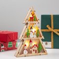 thumbnail image 2 of Injueey Adornos para árboles de Navidad, interesante diseño de escena DIY, alimentada por batería, decoración colgante de Navidad, accesorio Kits de decoración para fiestas Muñeco de nieve Injueey HA068049-02, 2 of 6