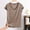 Khaki, variant on YHAJDS Womens Pajama Tops Stripe Round Neck Sleeveless Loose Summer Casual Sleepwear Shirt