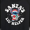 thumbnail image 3 of Lilo & Stitch - Santas Lil Helper - Women's Lightweight French Terry Long Sleeve Shirt, 3 of 5