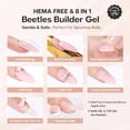 thumbnail image 4 of Builder Gel Nails Kit Beetles HEMA Free with UV LED Lamp, 4 of 7