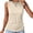 Beige, variant on DuoJiaJ Womens Sleeveless Tops Summer Tank Tops Light Weight Tank Tops Loose Fit Tunic Basic Tops Women's Casual Vest Beige L