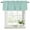 Mint Green, variant on 2 Pack Linen Mint Green Valances for Windows Bedroom Living Room Window Treatments, Modern Minimalist Pure Solid Color Rod Pocket Valance Drapes Short Kitchen Curtains Over Sink 60"x18"