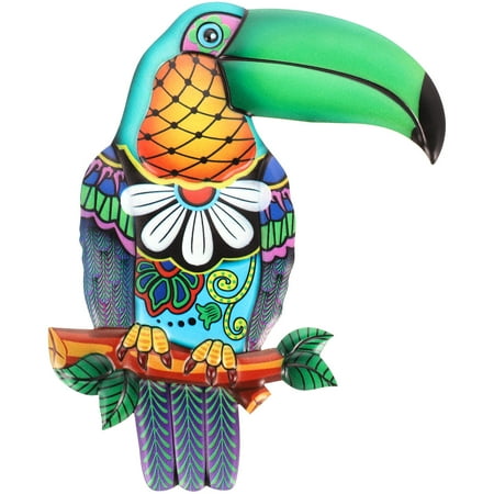 

Homemaxs Iron Toucan Shaped Decoration Indoor Outdoor Craft Wall Art Craft Bird Wall Decor