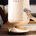 thumbnail image 3 of HannLk Portable Wheeled Waste Basket Generous Lid Operations Space Efficient, 3 of 15