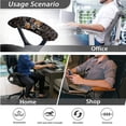 thumbnail image 4 of Xoenoiee Tiger Camo Print Office Chair Covers with Armrest Covers, Universal Protective Stretchable Computer Chair Slipcovers for Rotating Chairs, Desk Chairs, L, 4 of 6