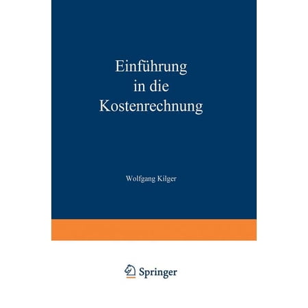 ISBN 9783322895240 product image for Einführung in Die Kostenrechnung (Paperback) | upcitemdb.com