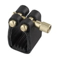 thumbnail image 4 of Leather Sax Ligature With Cap For Alto Soprano Tenor Sax Clarinet Mouthpieces Woodwind Instrument Accessories, 4 of 9