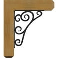 thumbnail image 3 of 4"W x 20"D x 23"H Tristan Craftsman Ironcrest Rough Sawn Bracket, Western Red Cedar (2"W x 12"D x 15"H Iron Bracket), 3 of 5