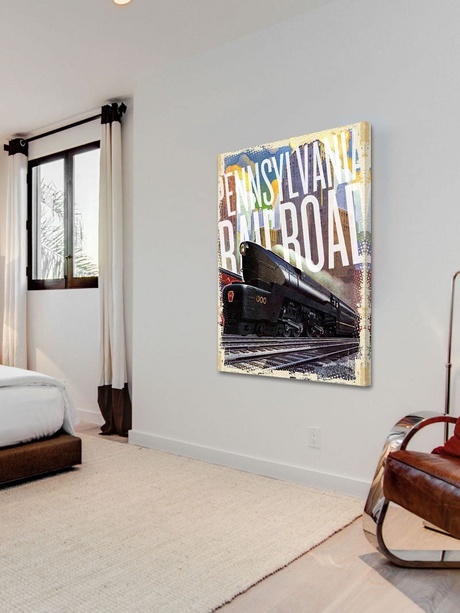 Marmont Hill "Pennsylvania Railroad" Painting Print on Canvas