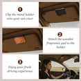 thumbnail image 4 of Ambientador para auto CRATIK de madera con clip para parasol, 3 aromas, 4 of 6