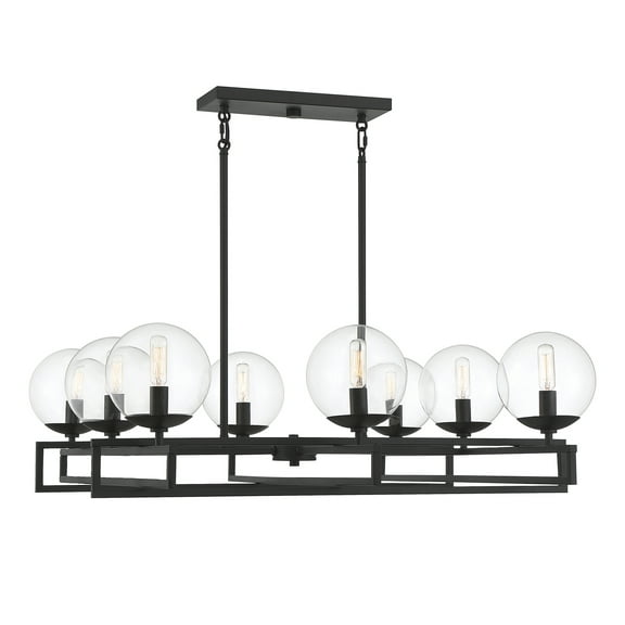 Crosby 8-Light Chandelier in Matte Black