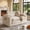 Beige, variant on Guqiart 2 in 1 Convertible Sofa Bed, Pull Out Loveseat Sleeper Sofa with Pillows for Home Living Room Bedroom