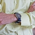 thumbnail image 2 of Da Luca Ballistic Nylon Military Watch Strap - Navy (Matte Buckle) : 20mm, 2 of 3