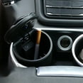 thumbnail image 6 of CxhicLuv Car Ashtray, Auto Smokeless Holder, LED Light Sealed Anti-Odor, Vehicle Smoking Accessories, Ash Containment & Odor Prevention Tools for Car Smokers, Drivers, Black, 6 of 7