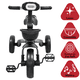 thumbnail image 3 of Triciclo 3 en 1 Plegable para Niños Convertible a Bicicleta y Balance Bike Luz Sonido Apto a partir de 2 Años o Hasta 25 kg -Gris, 3 of 7