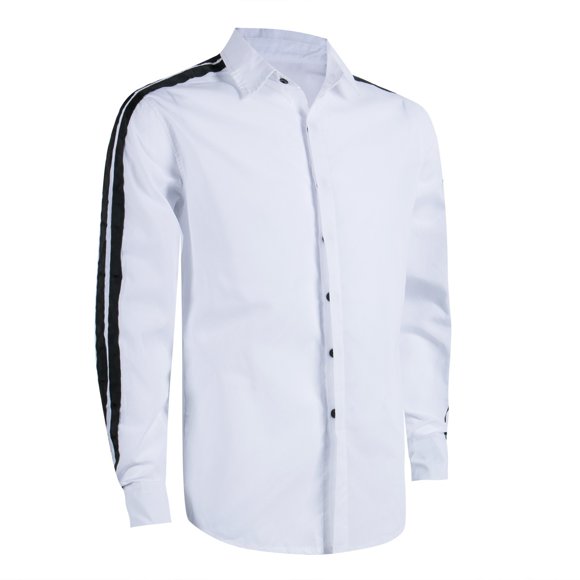 Mens Dress Shirt Casual Slim Fit Business Formal Shirt