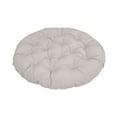 thumbnail image 2 of colaxi Hanging Basket Egg Chair Cushion Padded Seat Cushion Patio Chair Pad Soft Thick Round 19.7inch Replacement for Indoor Outdoor Light Grey, 2 of 9