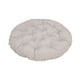 thumbnail image 2 of Cojín acolchado para silla colgante, tapete para silla de jardín, elegante y multiusos, diámetro de 50 cm, para sofá, patio al aire libre. Gris claro, 2 of 8