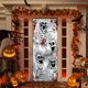 thumbnail image 4 of Suministros de decoración de pancartas de Halloween Trick or Treat Horror Killer Creepy Scary Terror IT Theme Telón de fondo Decoración de fondo para Hallowmas Movie Birthday JFHHH pequeña, 4 of 4