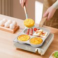 thumbnail image 1 of 3 in 1 Nonstick Egg Steak Frying Pan ,3 Section, 1 of 7