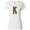 AA-White, variant on Leopard Print Letter K Women's T-Shirt