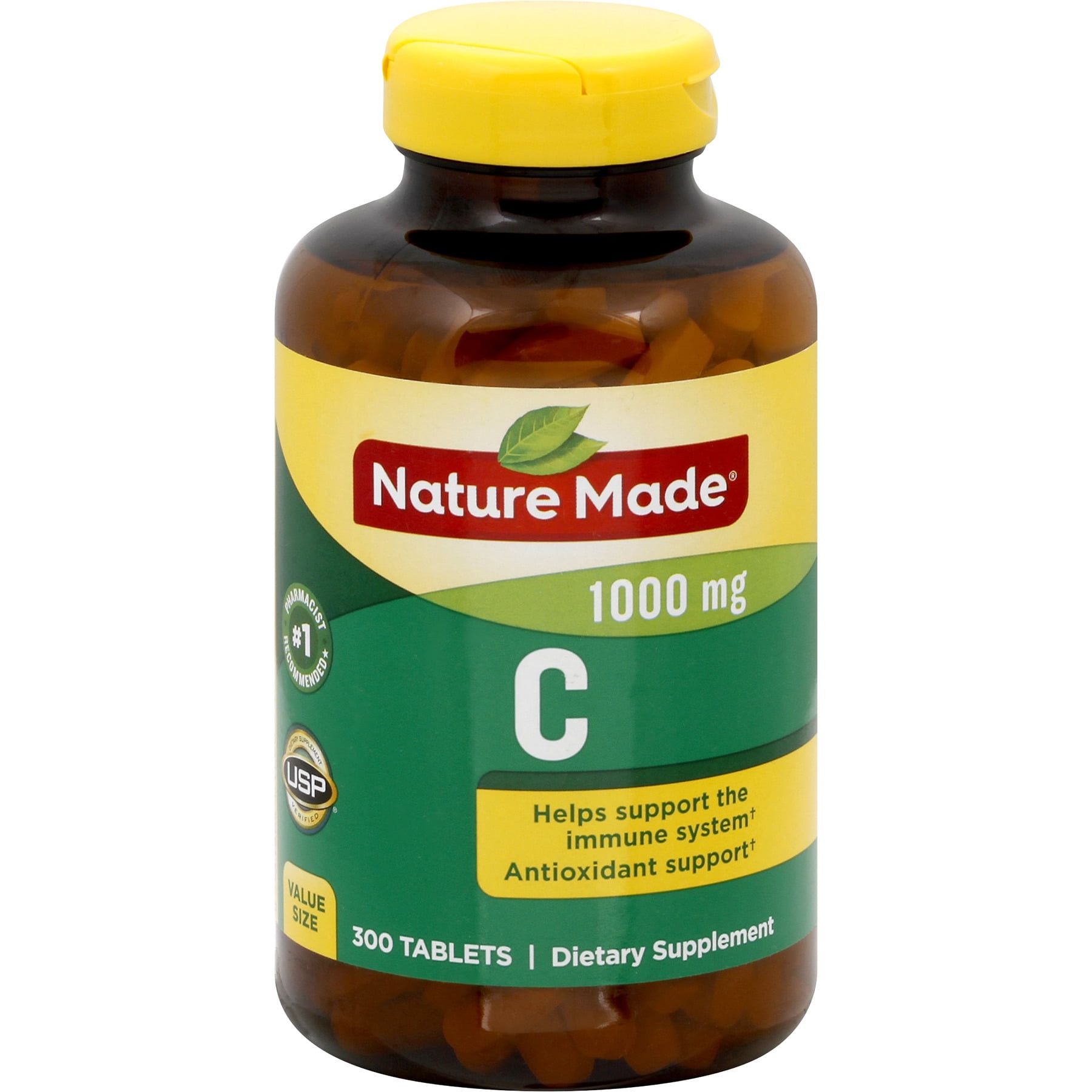 NATURE MADE Vitamin C, 1000 mg, Tablets, Value Size, 300.0 CT