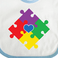 thumbnail image 4 of Inktastic Autism Awareness Month Puzzle Boys or Girls Baby Bib, 4 of 4