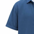 thumbnail image 7 of Vetsdori Corduroy Tops for Men Short Sleeve Big and Tall Summer Button up Pocket Casual Work Collar Stylish Mens Shirts Plain, 7 of 7