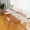 thumbnail image 2 of Yayeee Table Runner 70 inches Long Home Kitchen Dinning Party Decoration, Beige Christmas Forest, 2 of 7