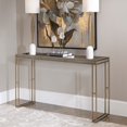 thumbnail image 5 of Uttermost Cardew Modern PU Steel and MDF Console Table in Charcoal Gray, 5 of 5