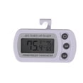 thumbnail image 2 of Refrigerator Thermometer Memory Function ABS Body White °C °F Switched Small Compact Digital Freezer Thermometer with Hook, 2 of 5