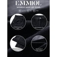 thumbnail image 6 of EMMIOL Women's Vintage Y2K Wide Leg Jeans 90s Baggy Boyfriend Style Denim Pants,Low Rise Loose Fit Jeans, 6 of 7