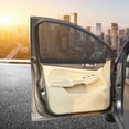 thumbnail image 2 of facefd 1/2/3/5 Metal Polyester Car Side Window Sun Hood Portable Detachable Universal Sunproof Automotive Curtain Sunshade Part Thick Rear 1 Pc, 2 of 6