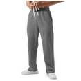 thumbnail image 3 of Men's Pants Men's Athletic Casual Sweatpants Basic Active Jogger Sweatpants for Men Basic Running Drawstring Workout Sweat Pants Comfortable Sweatpants for Men, 3 of 8