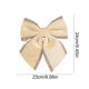 thumbnail image 3 of Lazo de terciopelo navideño | Cinta adhesiva de franela roja, beige y rosa | Adorno de papel de regalo reutilizable preatado para coronas de árbol, sofás y ventanas | Decoración navideña DIY, 3 of 6