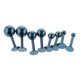 thumbnail image 2 of 4 Pares Mujeres Chicas Hombres Lip Studs Tragus Barbell Nariz s Piercing Joyería - Azul Sunnimix Aretes de acero inoxidable, 2 of 6