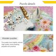thumbnail image 2 of Rainbow Unicorn 500 Piece Large Jigsaw Puzzle for Adults - Game Interesting Toys - Hand Made Puzzles Personalized Gift, 20.5"x14.9", 2 of 7