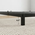 thumbnail image 2 of Senfot Queen Size Low Profile Metal Bed Frame - 6" Mattress Foundation Support, Black, 2 of 8
