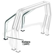 Go Rhino 9370PS Bed Bar Component - Pair of Kickers (Between wheel wells) - Stainless Steel For 81-05 Ford, GMC, Nissan, Toyota, Jeep, Isuzu, Mazda Fits select: 1983-2005 FORD RANGER