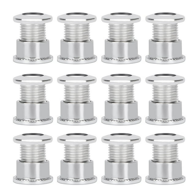 12PCS Chainring Female/Male Bolts Nuts for Single Double and Triple chainrings