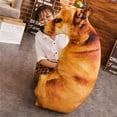 thumbnail image 3 of POINTERTECK Créatif 3D Simulation Chien Coussin Peluche Chien Poupée, 3 of 8